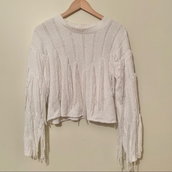Show Me Your Mumu Carlton Crop Fringe Sweater - Picture 6 of 12